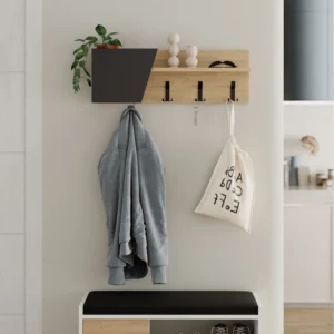 Modern Wall Coat Hanger – Anthracite Grey