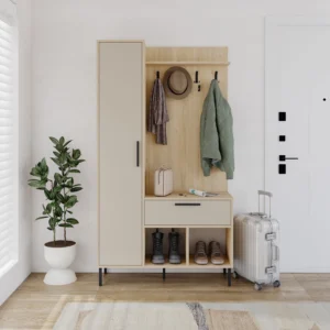 Acton Hallway Storage Unit with Hooks & Shoe Cabinet